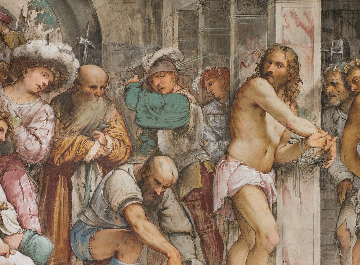 Central Ave, Fifth South Span, Flagellation of Christ, Jerome Romanino av Girolamo Romanino
