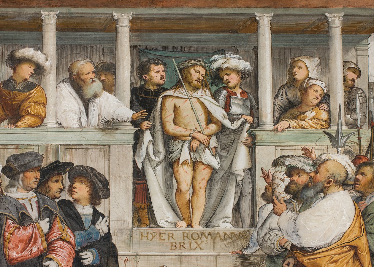 Central Nave, Fourth South Span, Ecce Homo, Girolamo Romanino av Girolamo Romanino