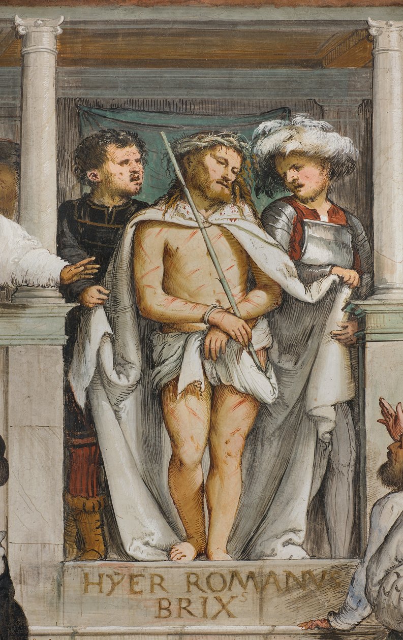 Central Nave, Fourth South Span, Ecce Homo, Girolamo Romanino av Girolamo Romanino