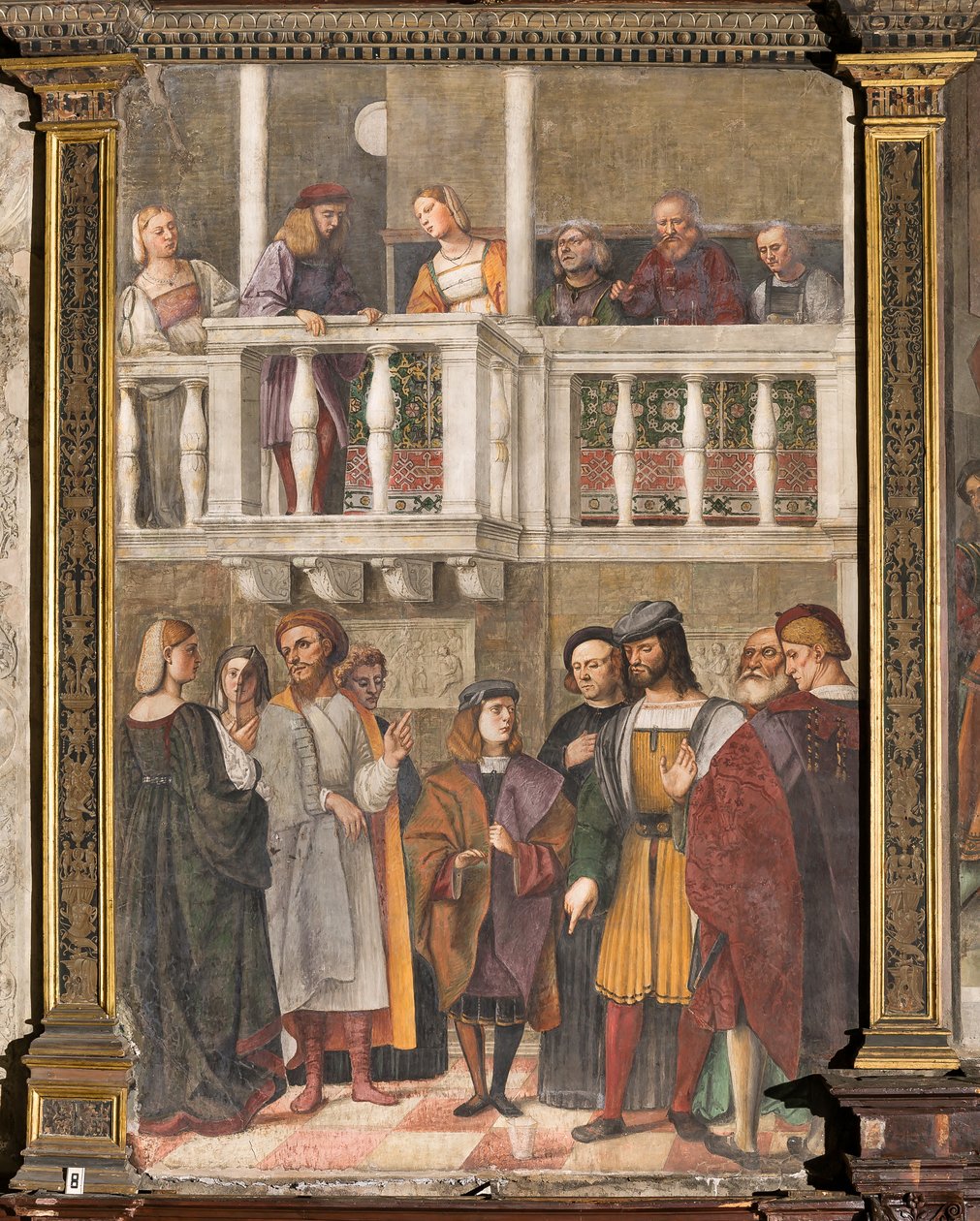 The Miracle of the Glass, School of the Saint, Basilica of St Anthony (basilica of the Saint), Padua, Italia av Girolamo Tessari