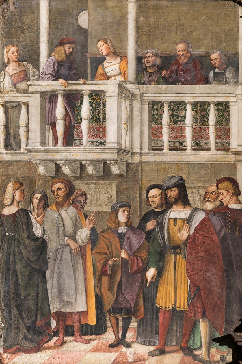 The Miracle of the Glass, School of the Saint, Basilica of St Anthony (basilica of the Saint), Padua, Italia av Girolamo Tessari