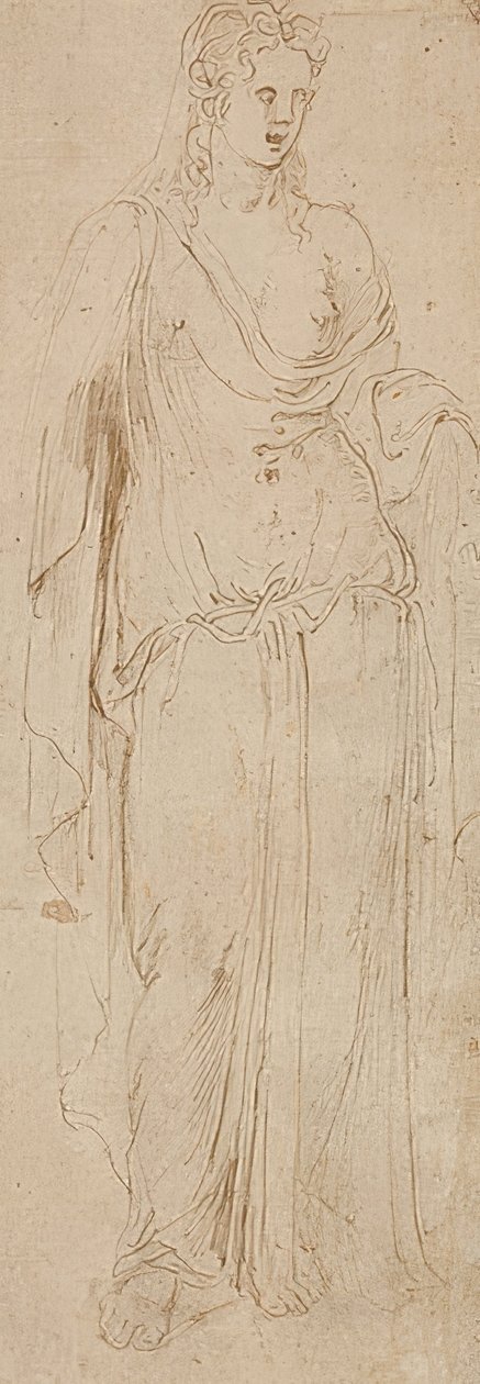 Stående figur. Rundt 1530/50 (?) av Girolamo da Carpi