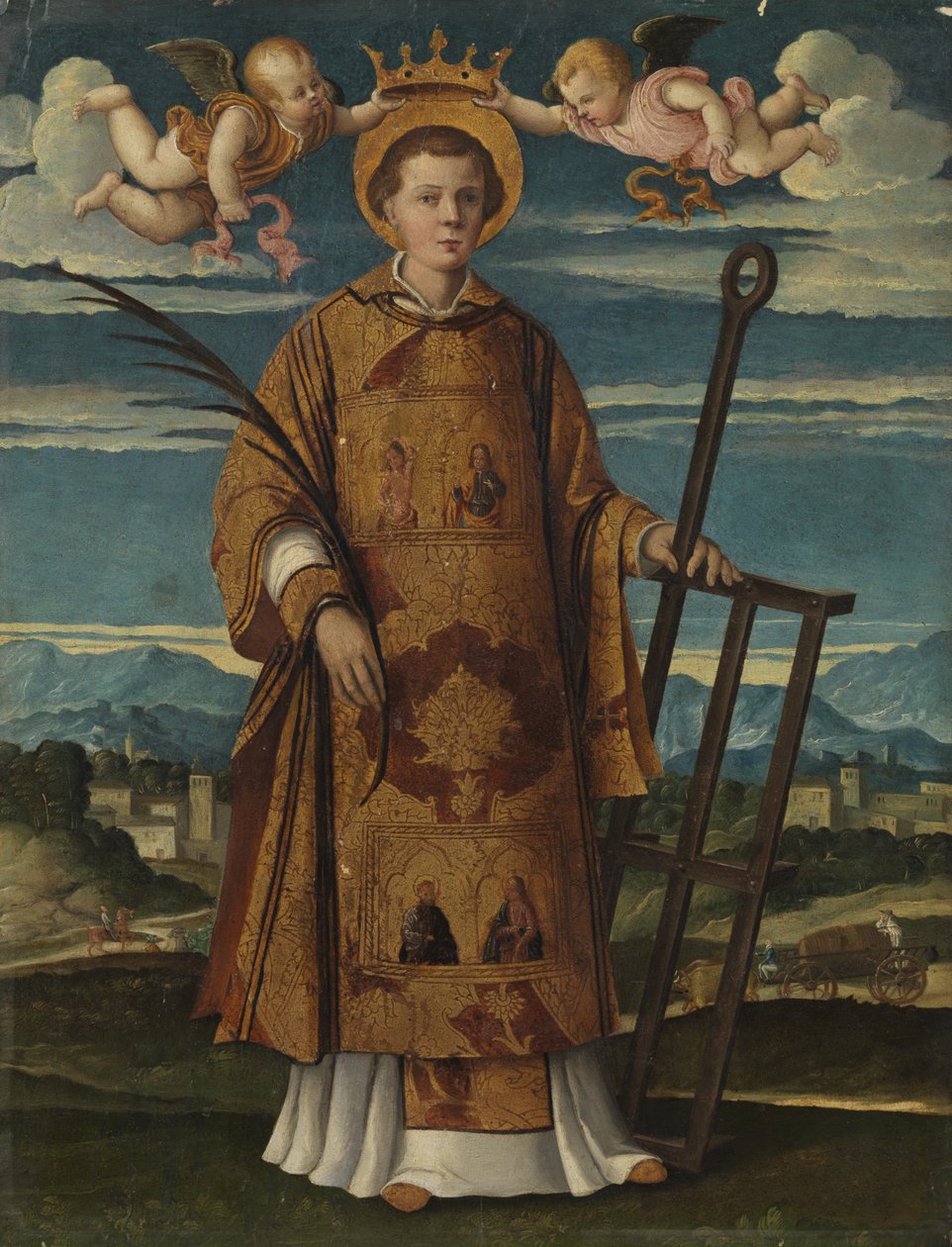 Saint Lawrence, ca. 1520-30 av Girolamo da Santacroce