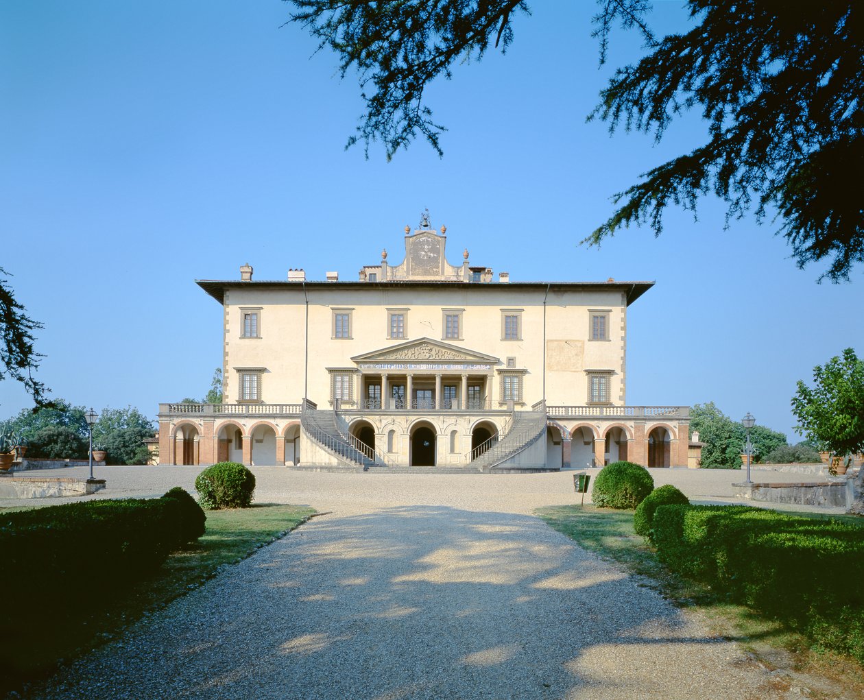 Medici Villa av Poggio a Caiano, 1480 av Giuliano Giamberti da Sangallo