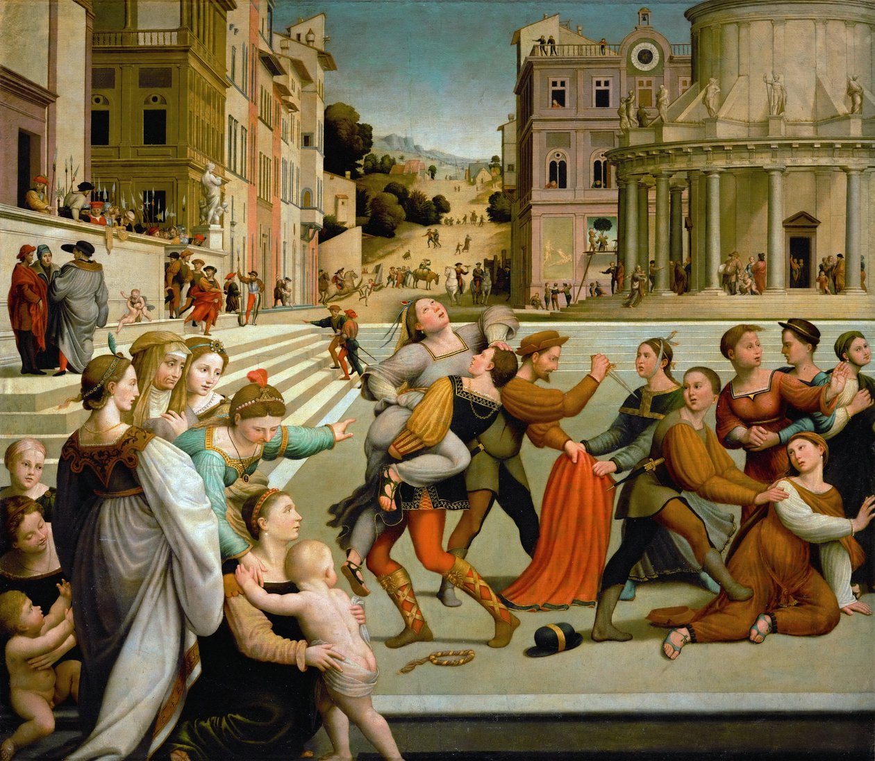 The Abduction of Dinah - Renaissance: The Abduction of Dinah av Bugiardini, Giuliano (1475-1554) av Giuliano Bugiardini