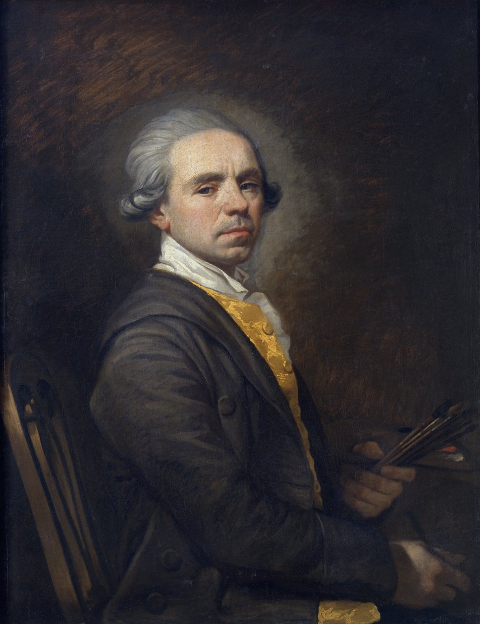 Selvportrett, ca. 1780 (olje på lerret) av Giuliano Traballesi