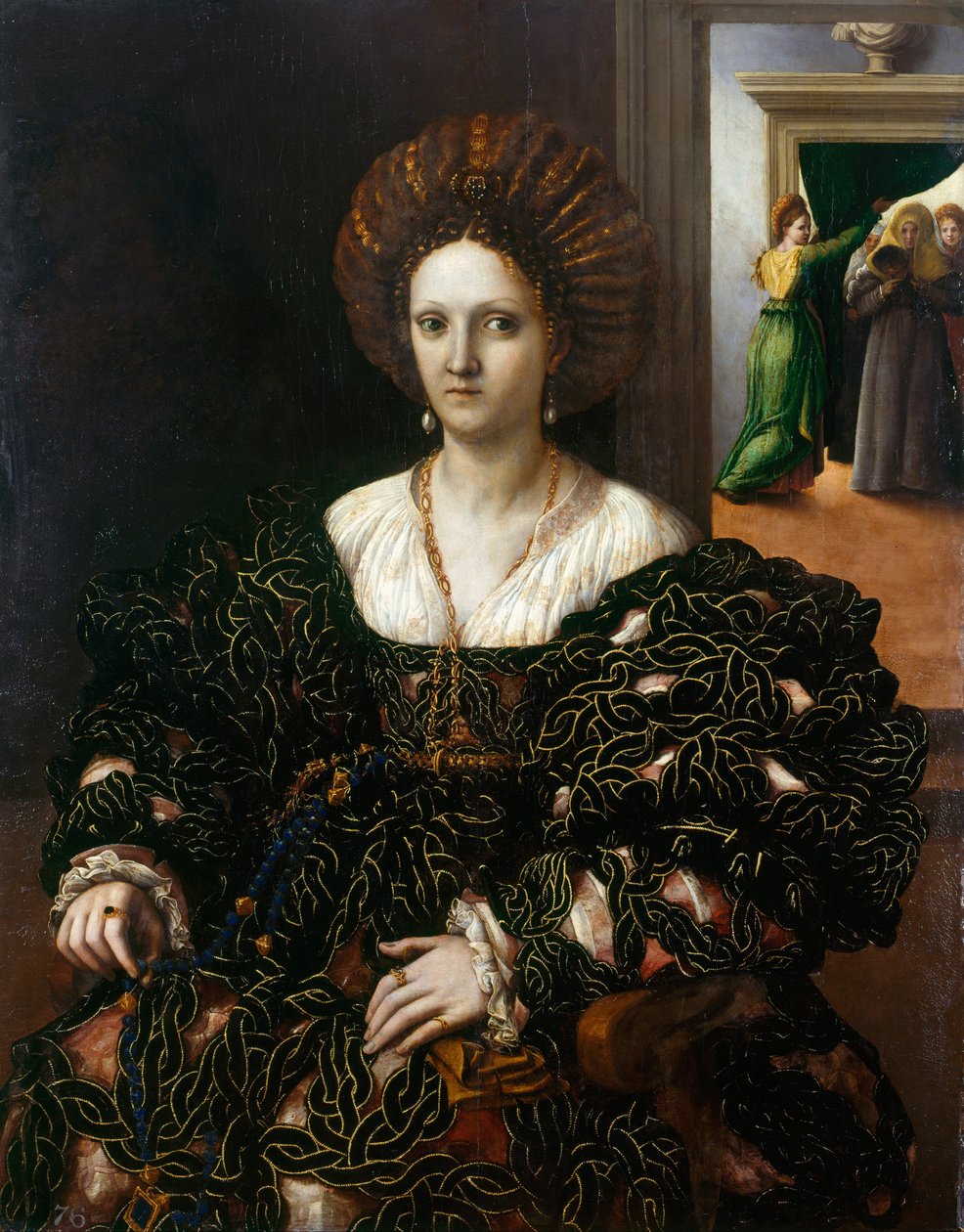 Margherita Paleologo (1510-66) av Giulio Romano