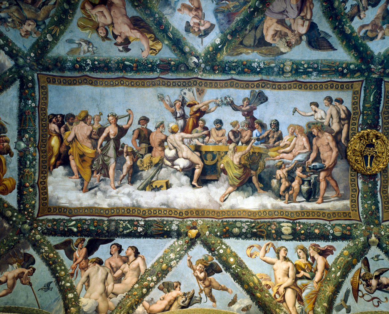 The Marriage of Cupid and Psyche, fra taket til 