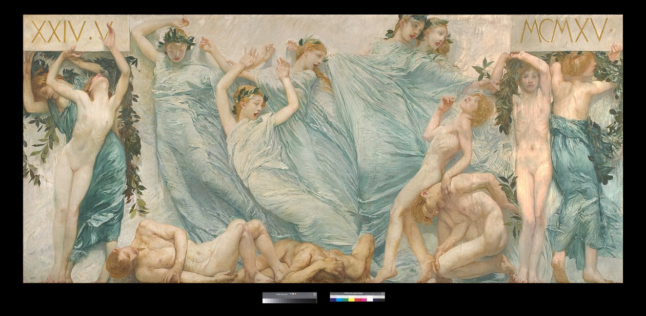 Oppvåkningen, 1904-23 av Giulio Aristide Sartorio