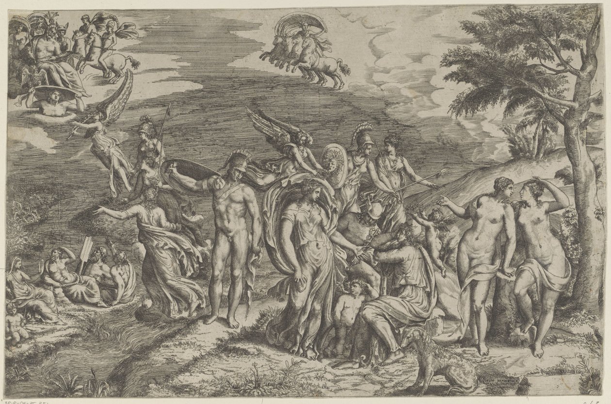 Paris-dommen av Giulio Bonasone