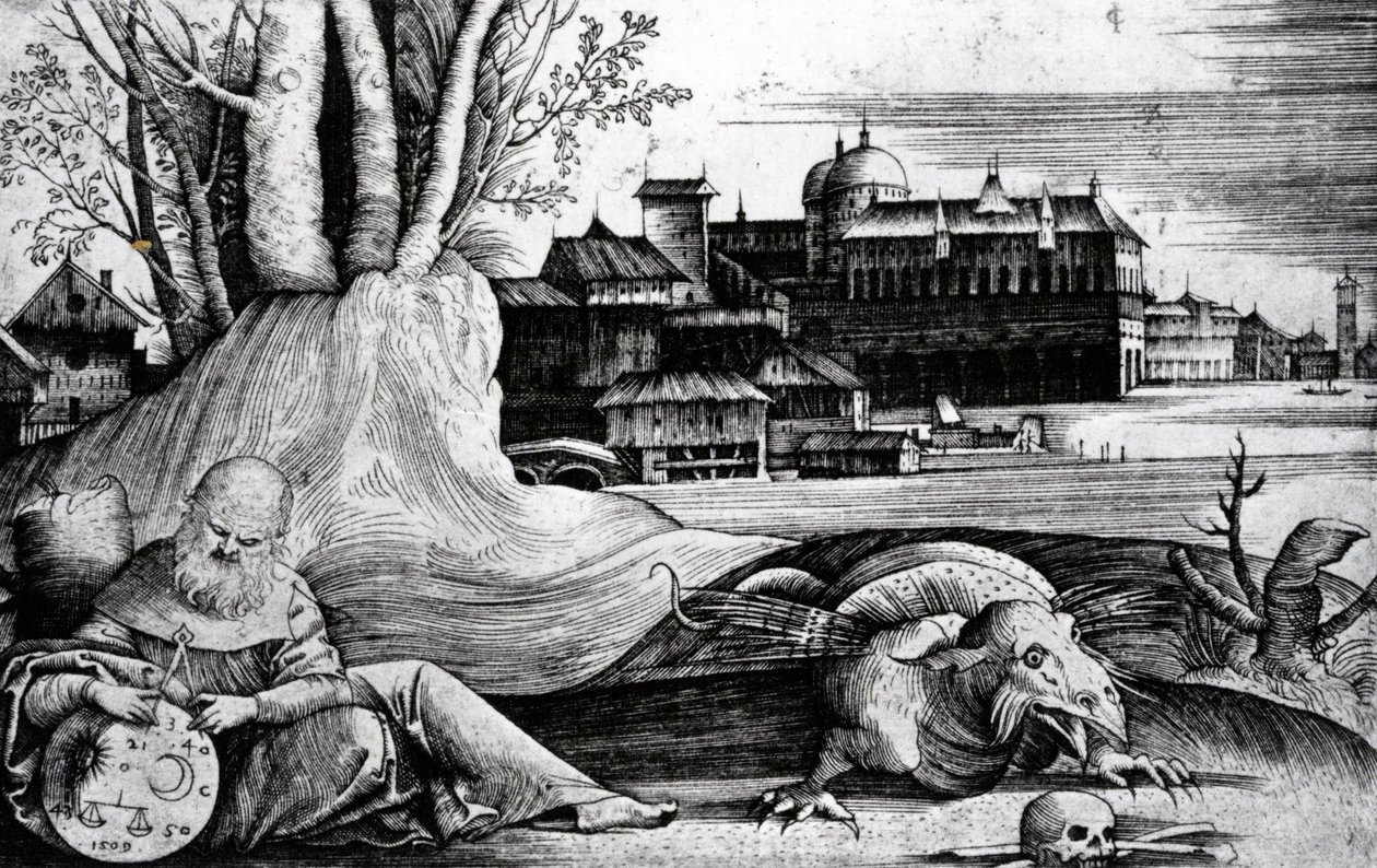 Astrologen, 1509 av Giulio Campagnola