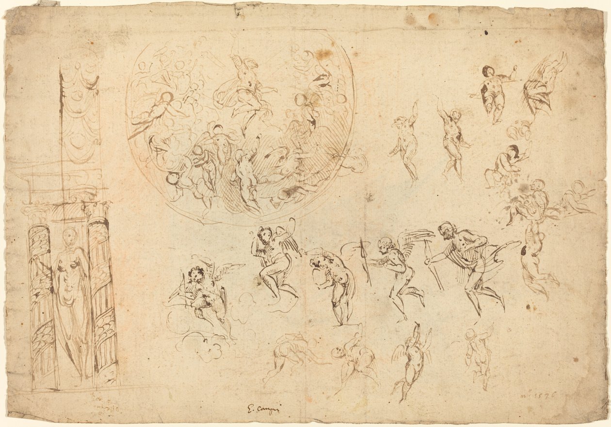 En himmelfart og andre studier av Giulio Campi