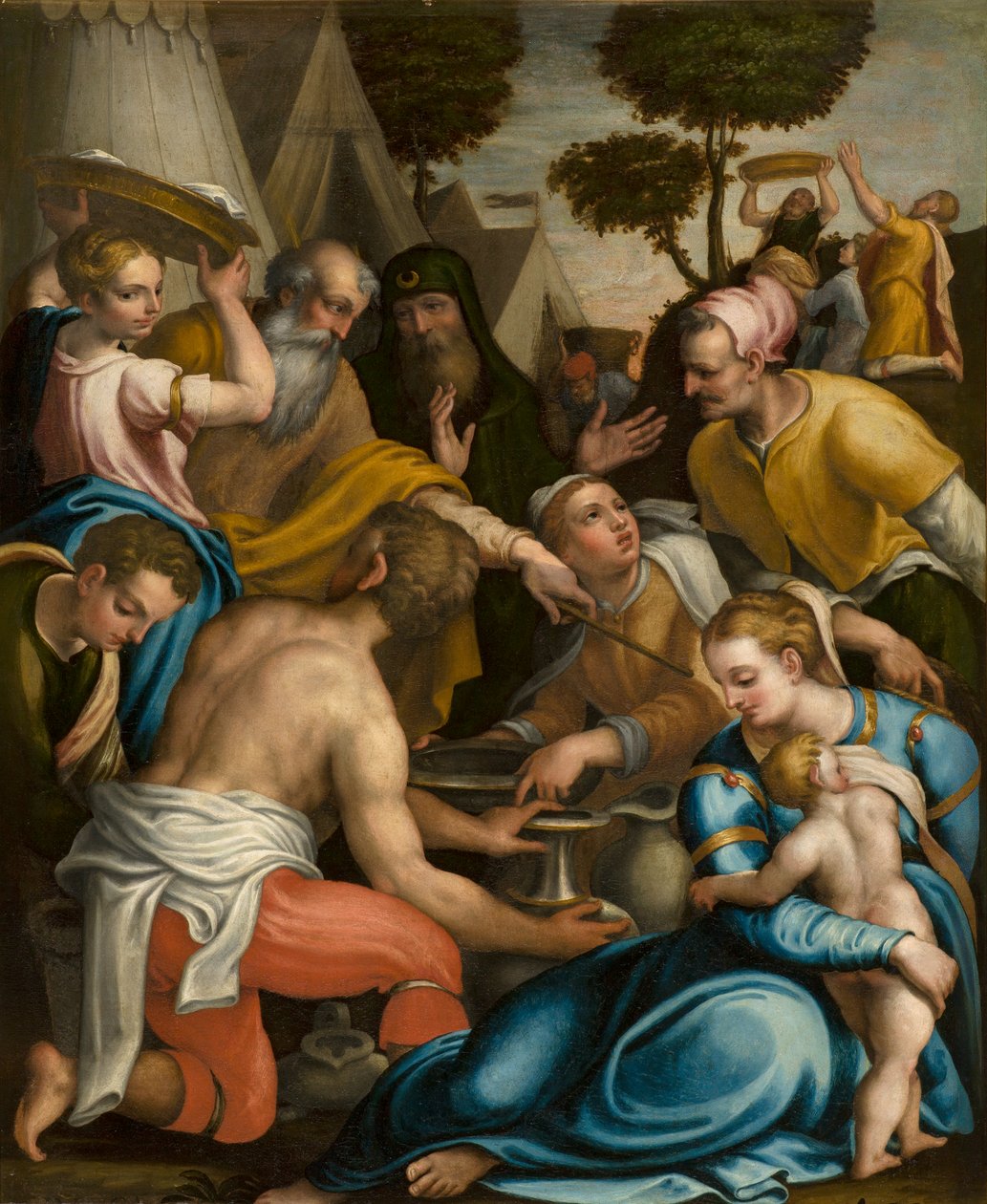 Kapell av SS sakramentet, First Span North Side, Giulio Campi, Collection of Manna av Giulio Campi