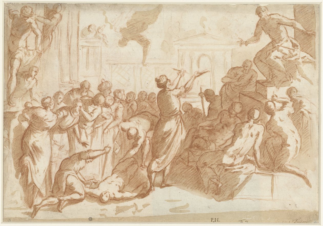 H. Marcus redder en slave fra døden av Giulio Carpioni (I)