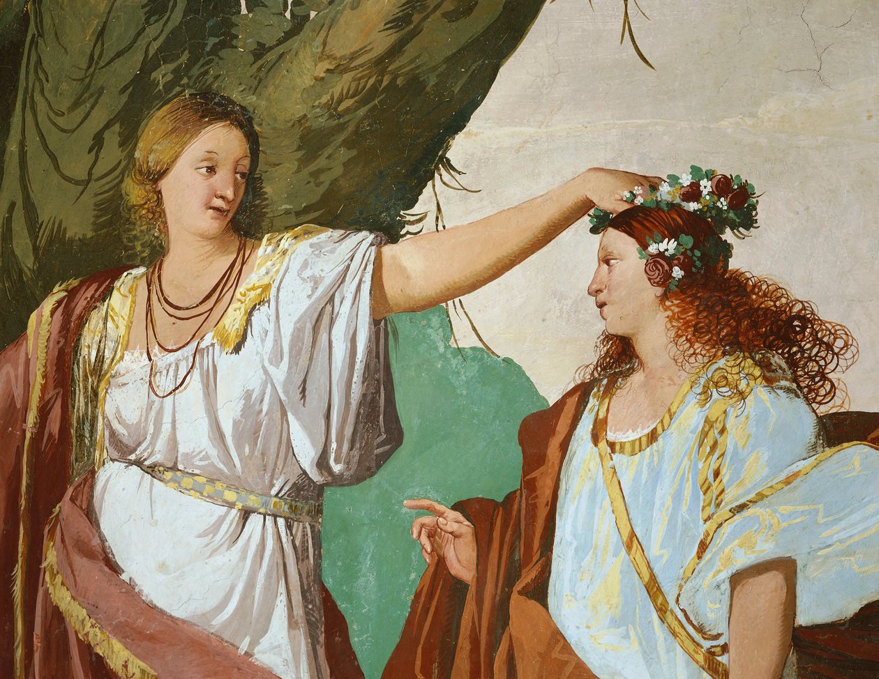 Nymfe Amaryllis kåret til vinner av kyssekonkurranse av Giulio Carpioni