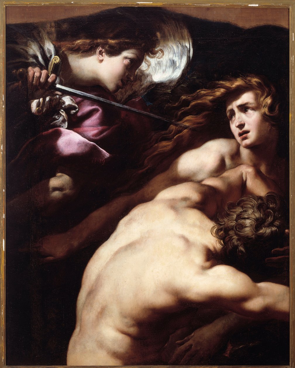 Adam og Eva (olje på lerret av Giulio Cesare Procaccini