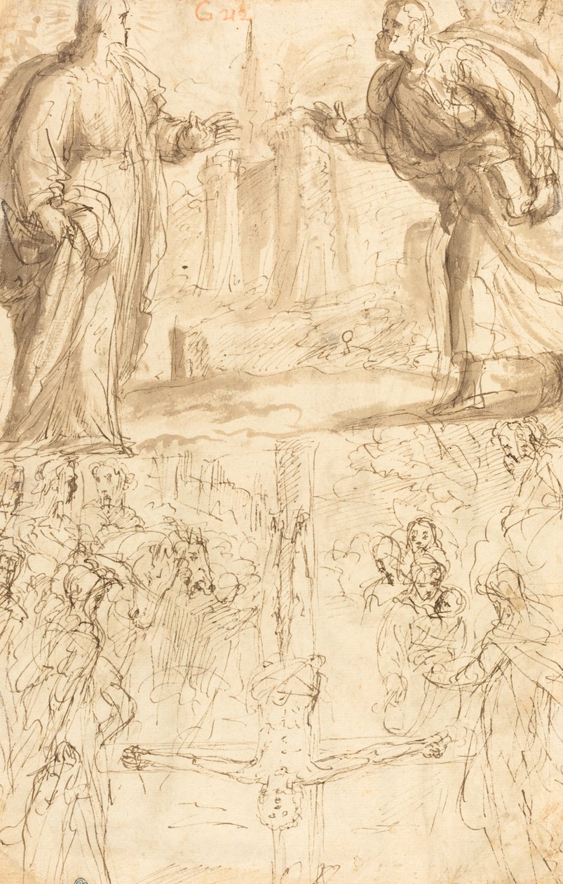 Korsfestelsen av Peter av Giulio Cesare Procaccini