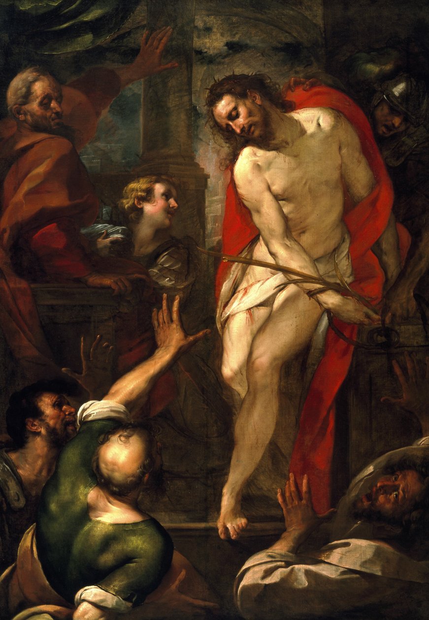 Ecce Homo, ca. 1615-20 (olje på lerret) av Giulio Cesare Procaccini