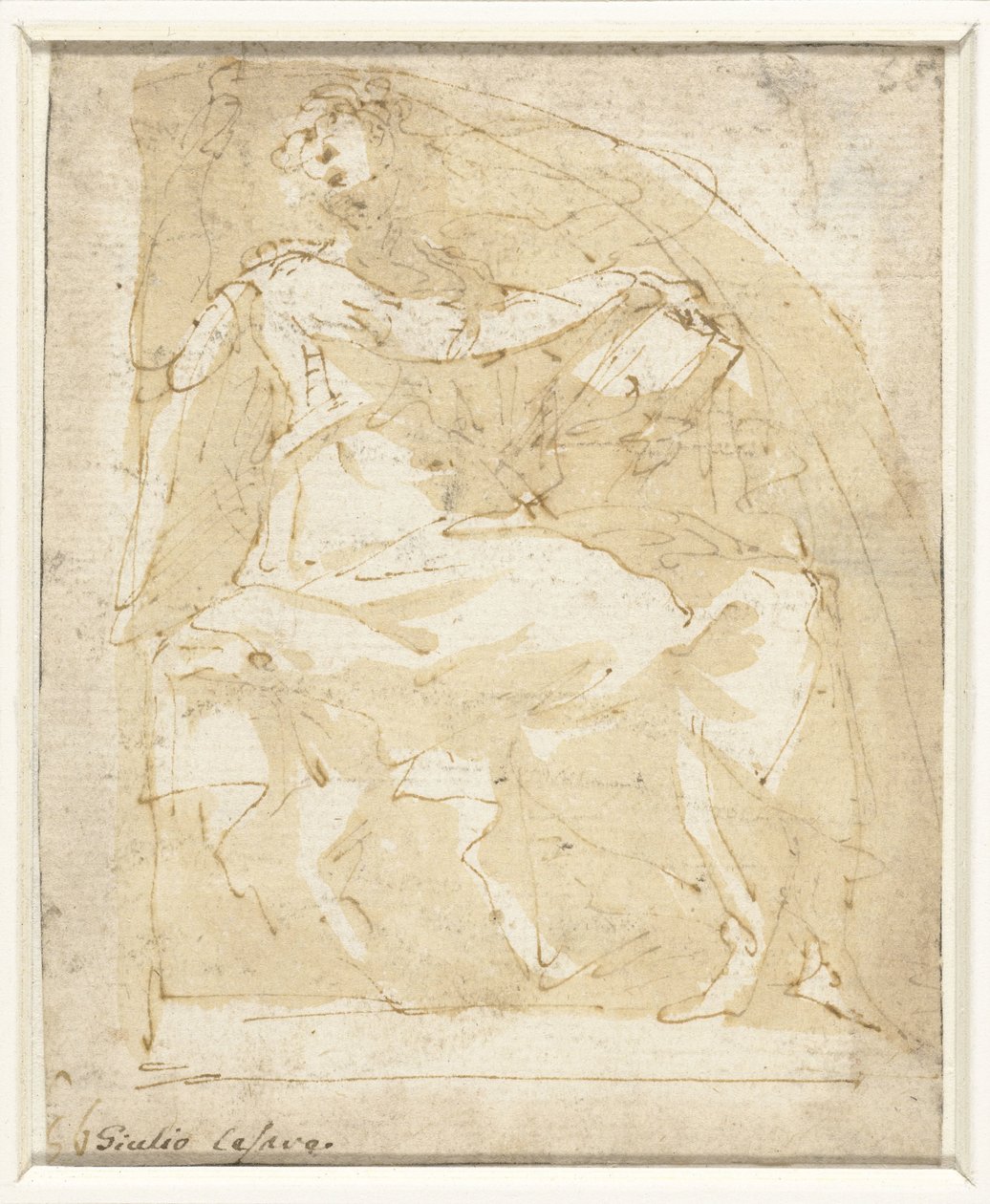 Engel med en bok av Giulio Cesare Procaccini
