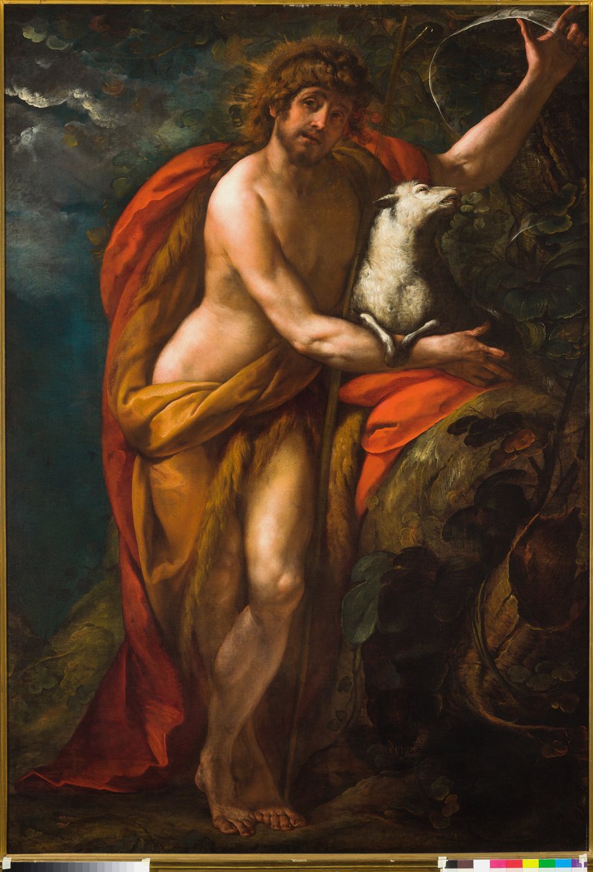 Døperen Johannes i ørkenen av Giulio Cesare Procaccini