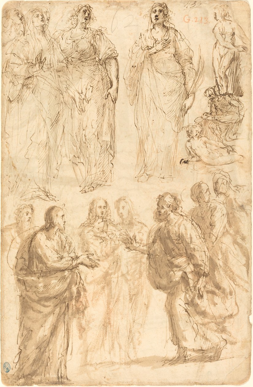 Scener fra Sankt Peters liv av Giulio Cesare Procaccini