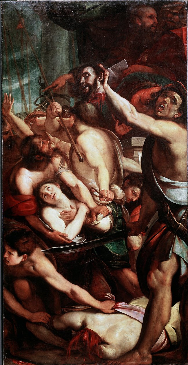 Martyrene til de hellige Nazaire og Celse i Milano på 500-tallet etter JC-maleri av Giulio Cesare Procaccini (1574-1625) 1606 Milano Santa Maria presso San Celso av Giulio Cesare Procaccini