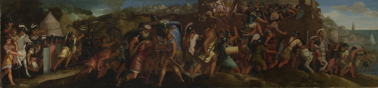 Angrepet på Cartagena, etter 1566 av Giulio Licinio