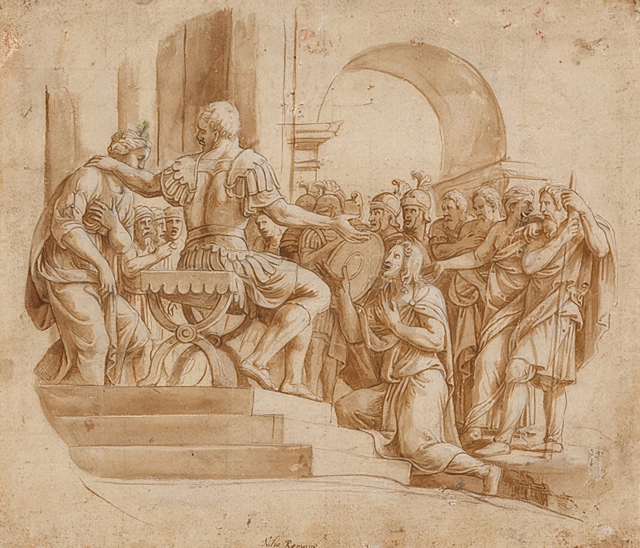 Scipios avholdenhet. Rundt 1530/32 av Giulio Romano