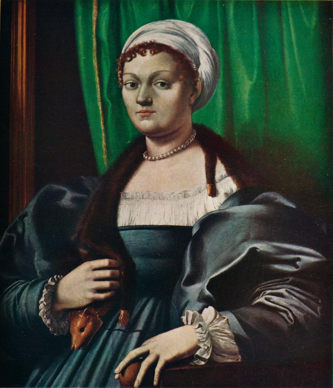 Portrett av en dame, 1500-tallet av Giulio Romano
