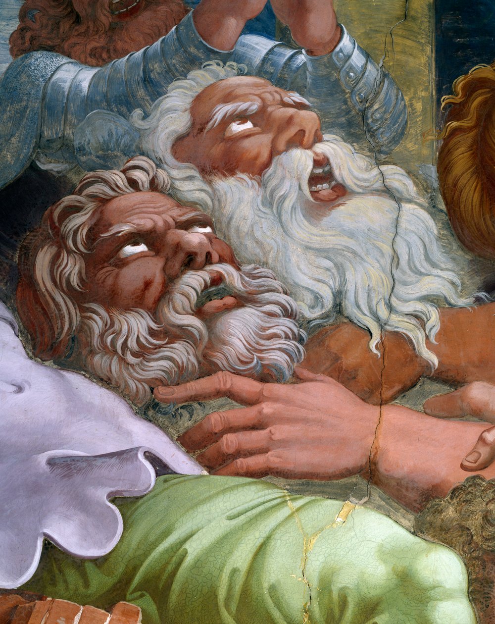 Opprørske kjemper straffet av Jupiter av Giulio Romano