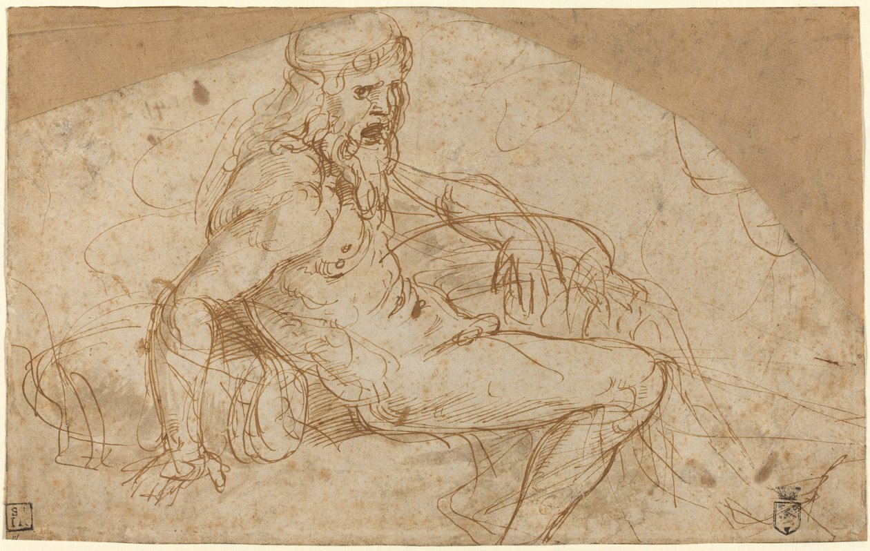 Elvegud av Giulio Romano