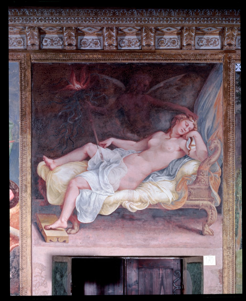 Drømmen om Hecuba av Giulio Romano