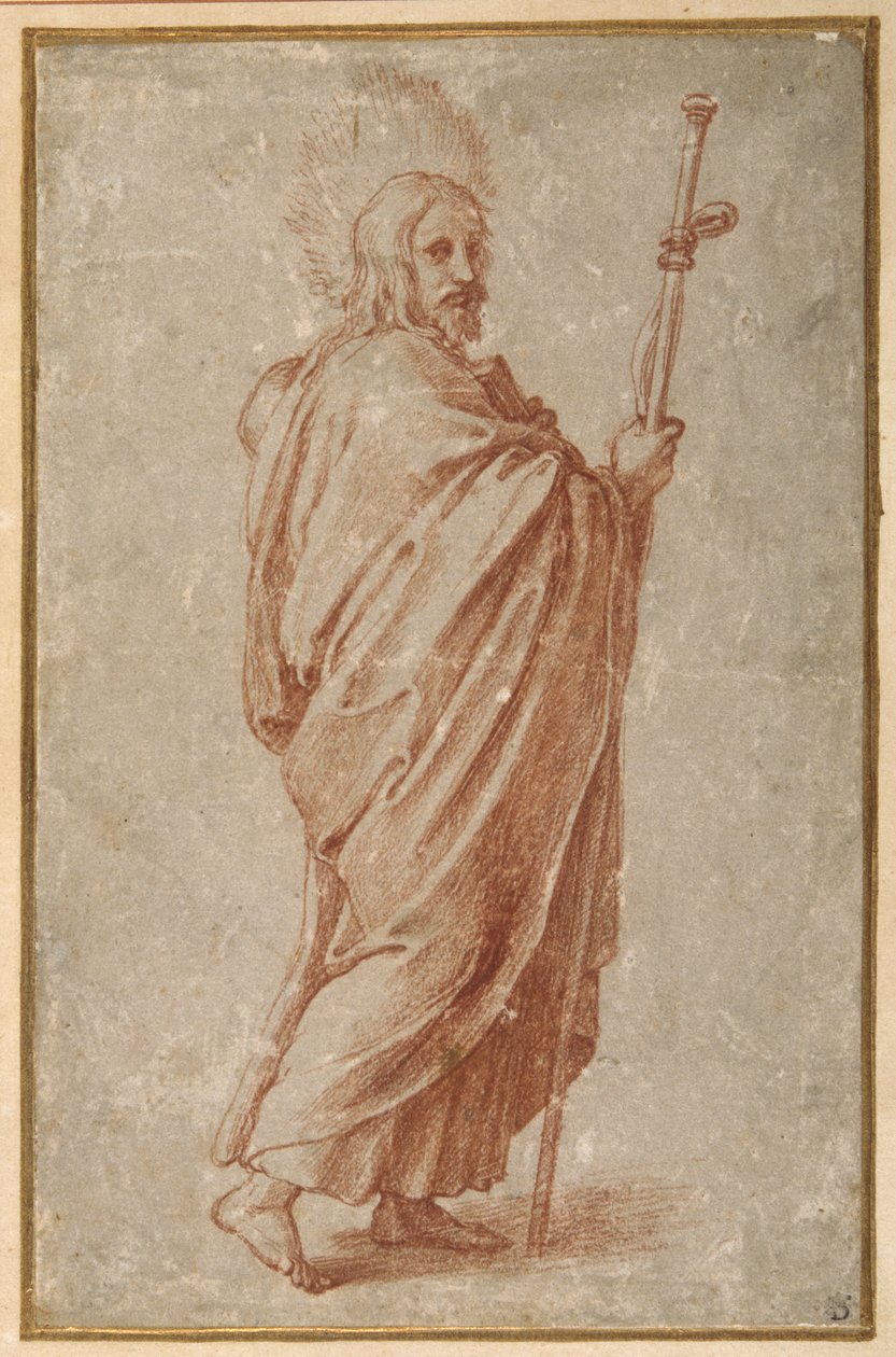 De tolv apostler: St. Jakob den større av Giulio Romano