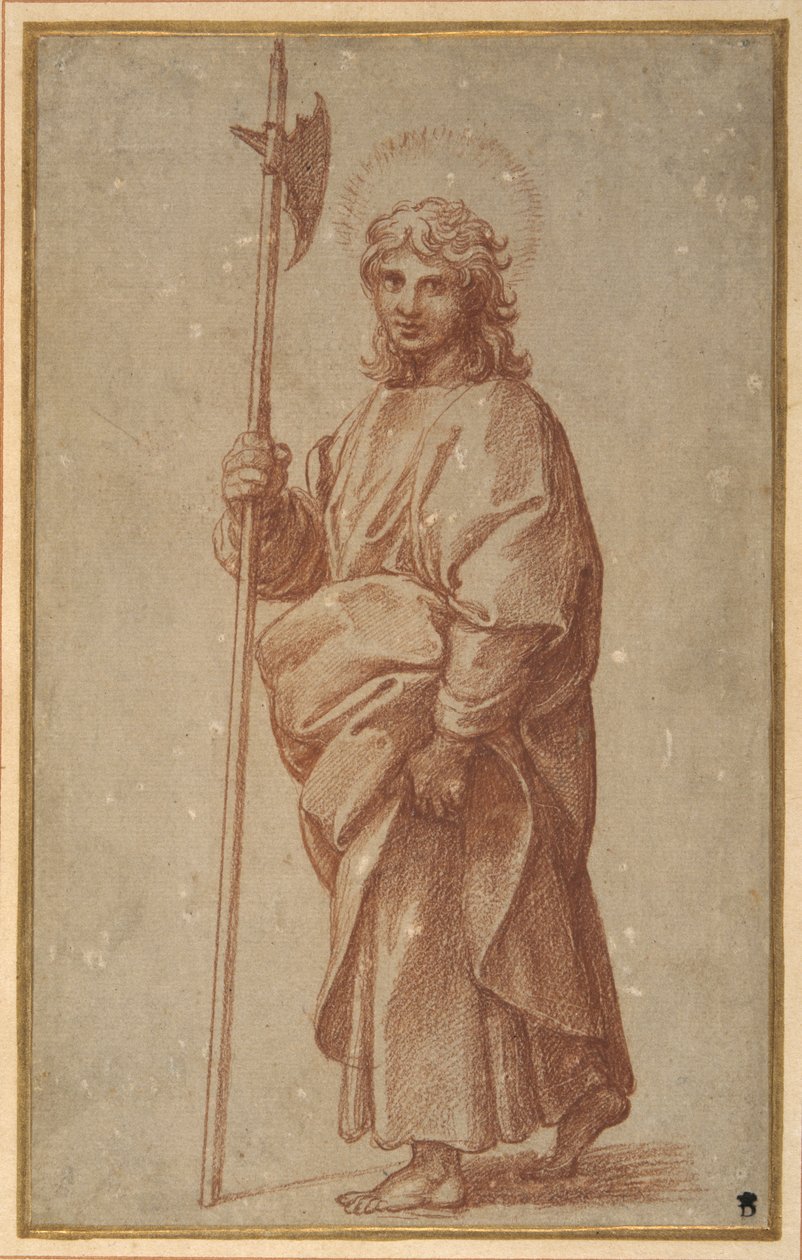 De tolv apostler: St. Thaddeus av Giulio Romano