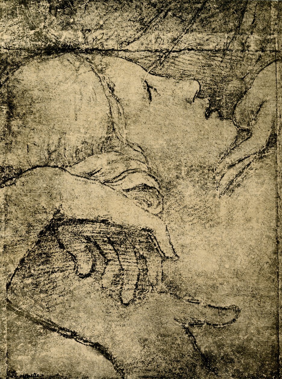 Venus, smigret av Adonis av Giulio Romano
