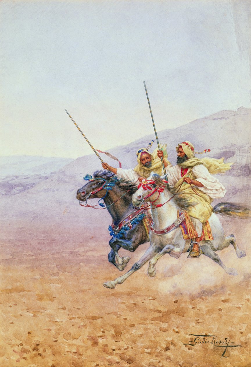 Over ørkenen (wc) av Giulio Rosati