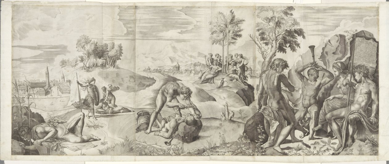 Apollo i Marsyas av Giulio Sanuto