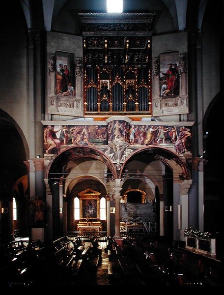 Utsikt over orgelet, 1546 (se 211854) av Giulio Taraschi
