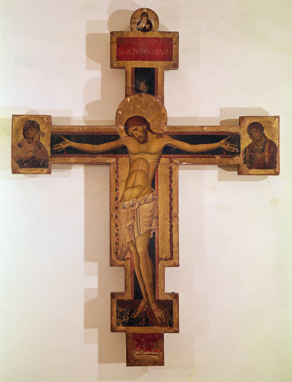Korsfestelse (tempera på panel) av Giunta Pisano