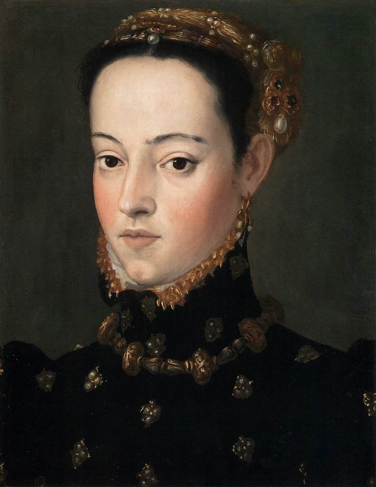Byste av en datter av Ferdinand I av Giuseppe Arcimboldo