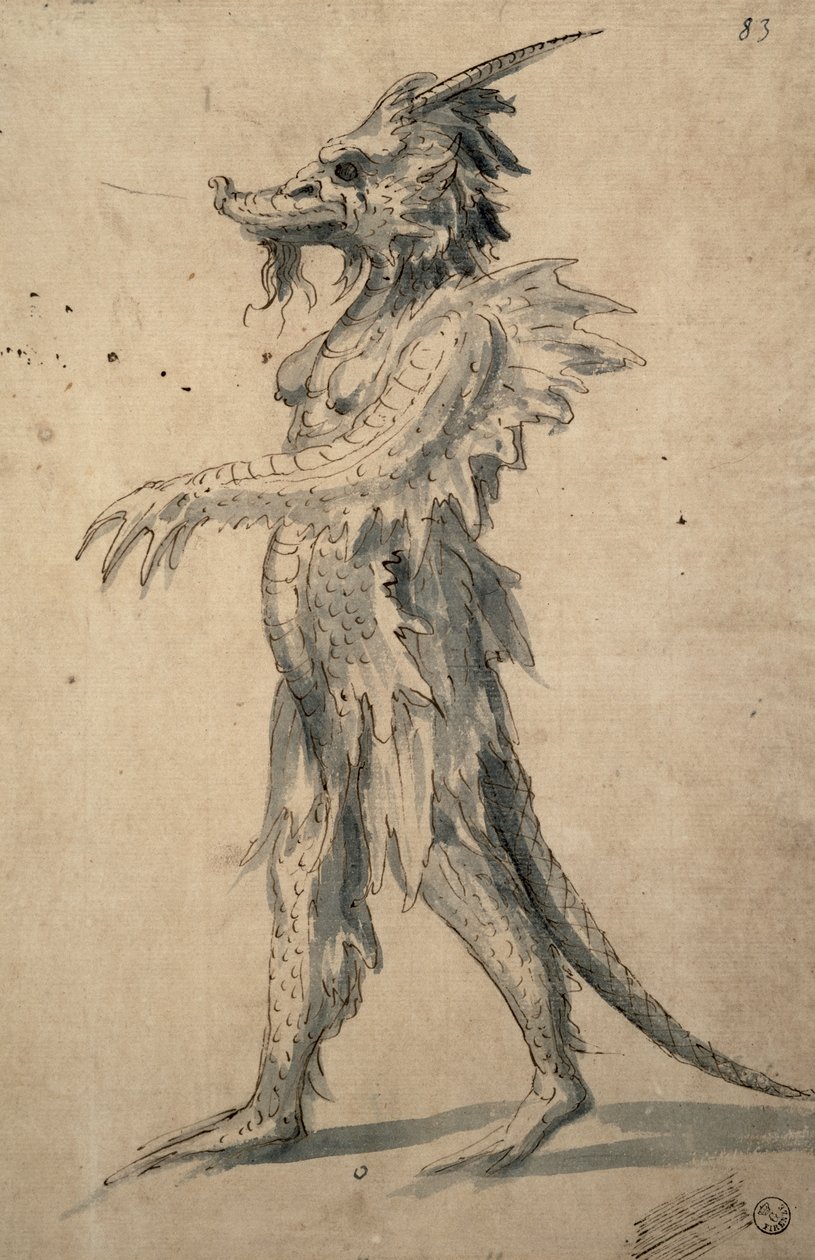 Design for en drage av Giuseppe Arcimboldo