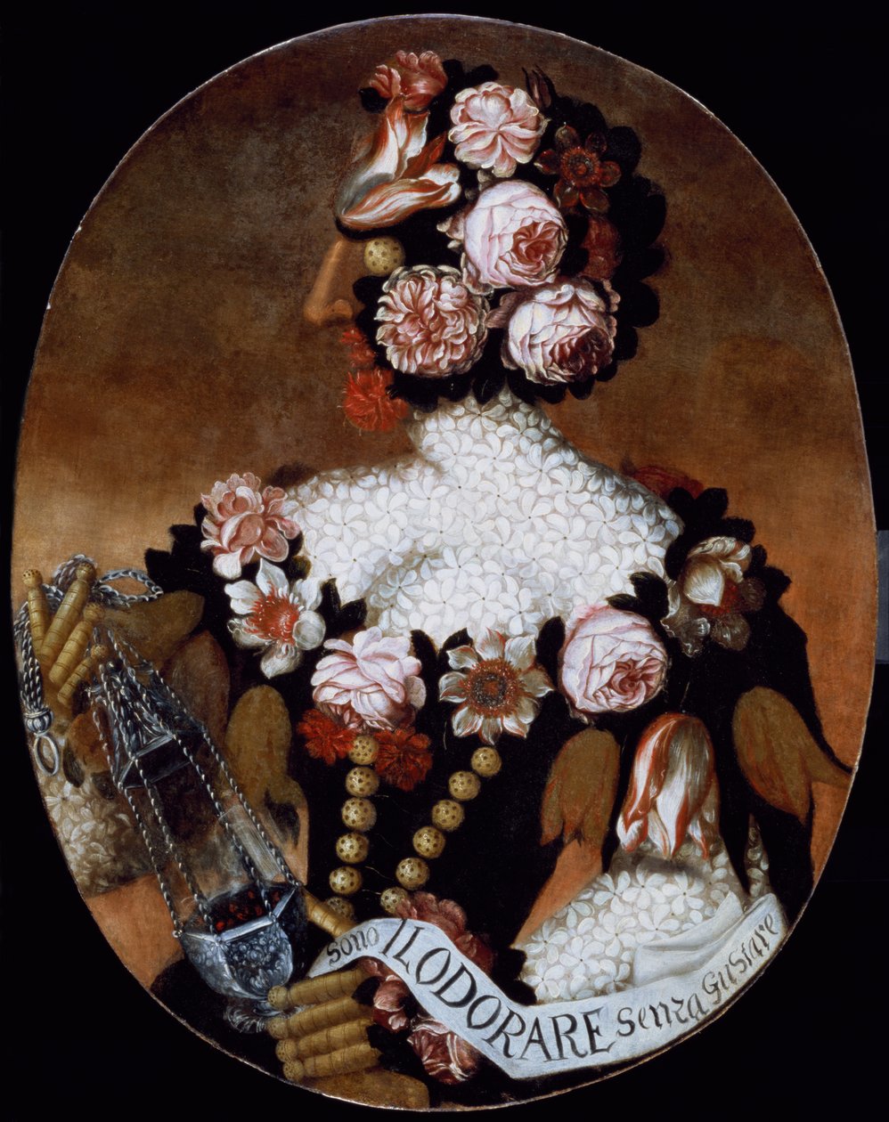 Luktesansen (panel) av Giuseppe Arcimboldo