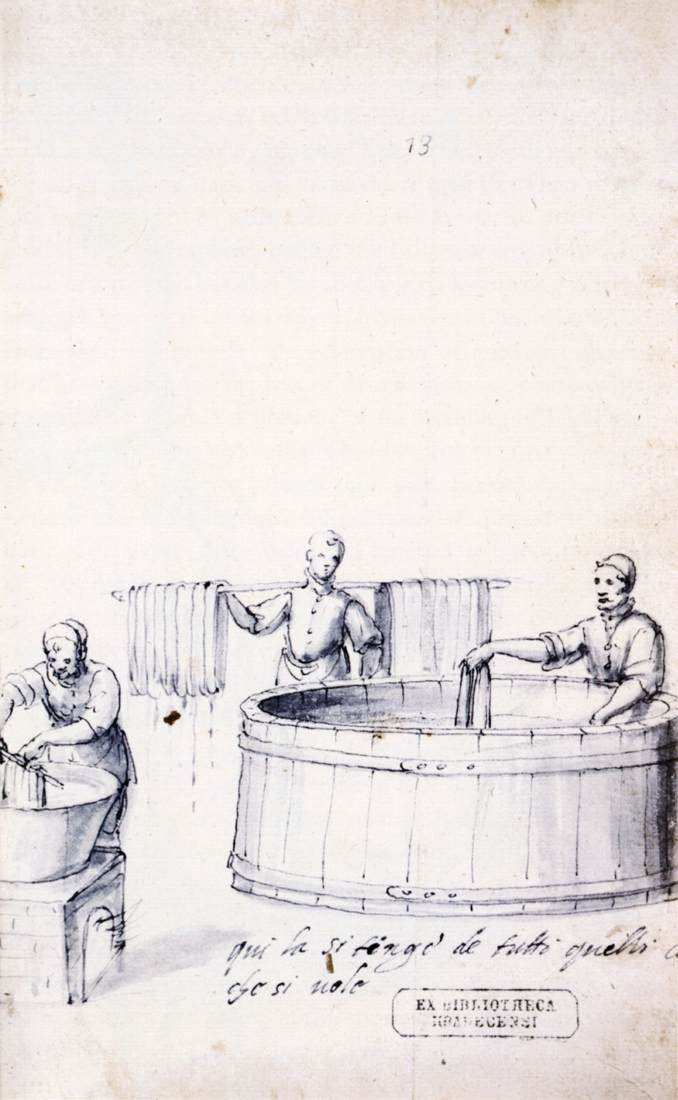 Avhandling om silkekultur og produksjon av Giuseppe Arcimboldo