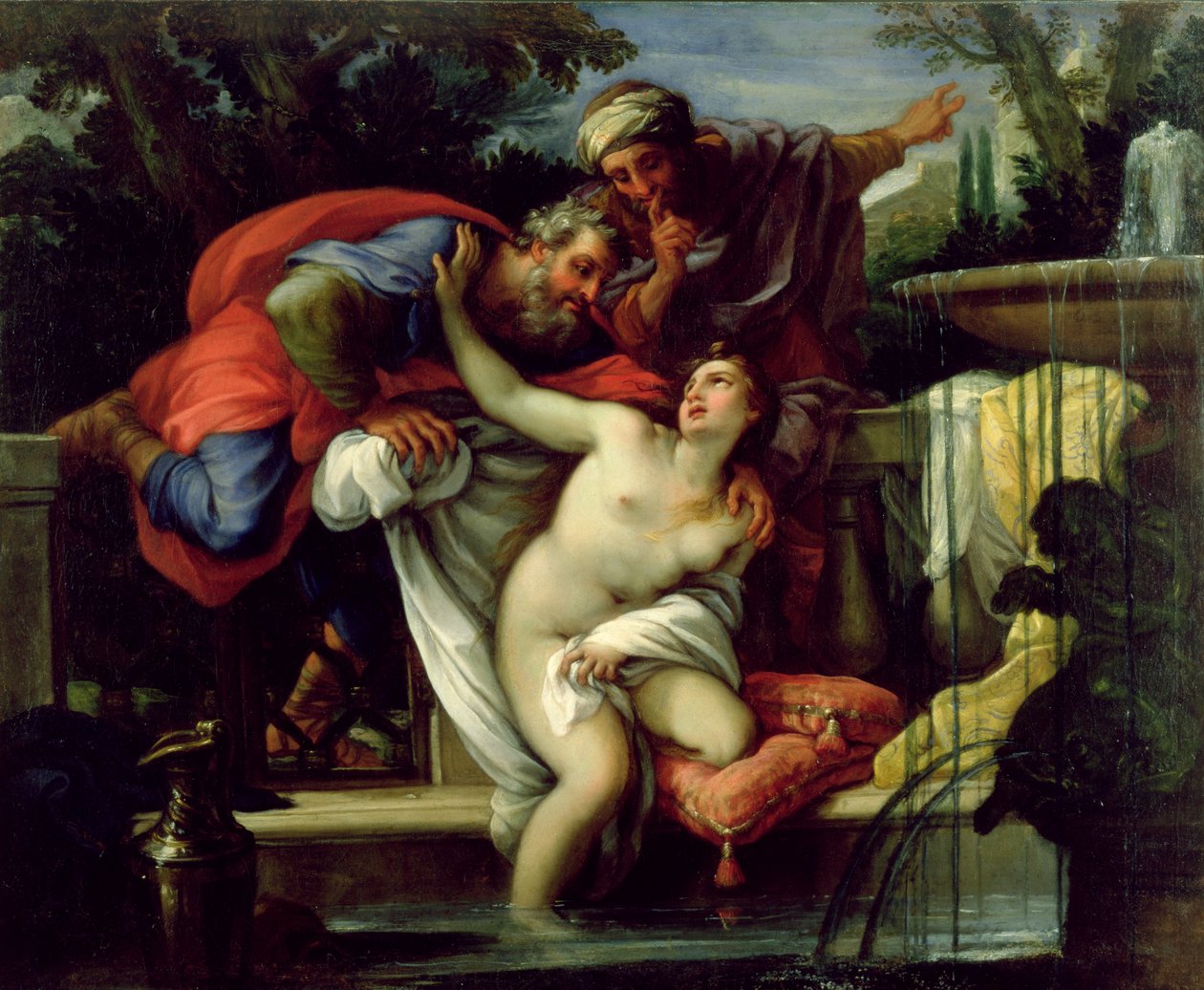 Susanna og The Elders av Giuseppe Bartolomeo Chiari