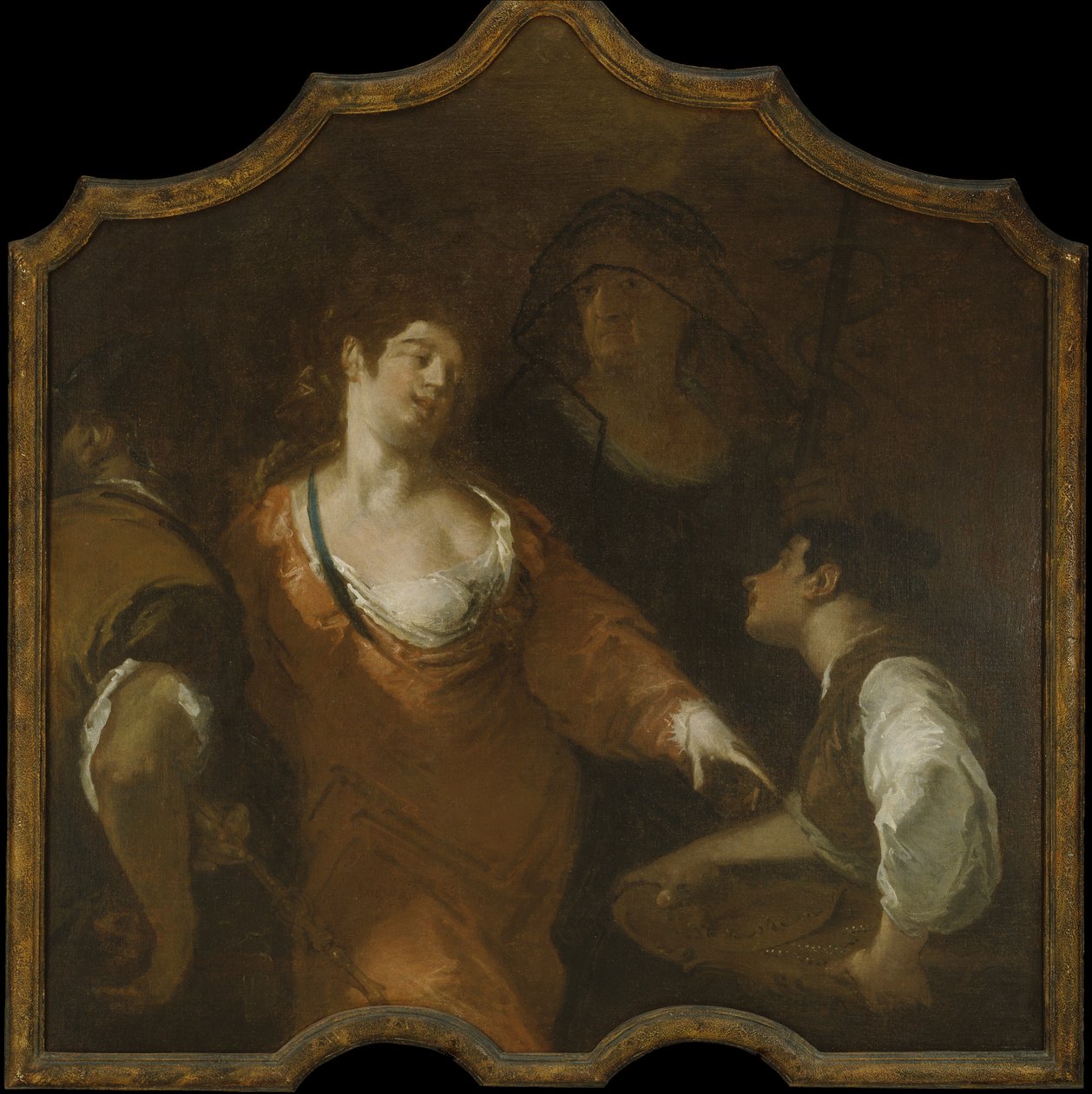 Allegory of Peace, ca. 1750 av Giuseppe Bazzani