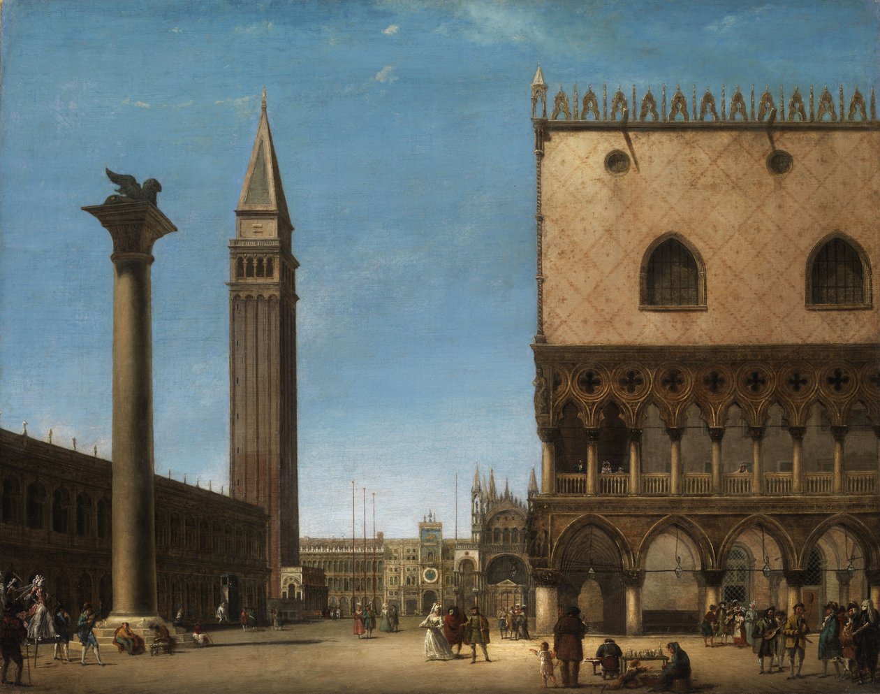 Utsikt over Venezia av Giuseppe Bernardino Bison
