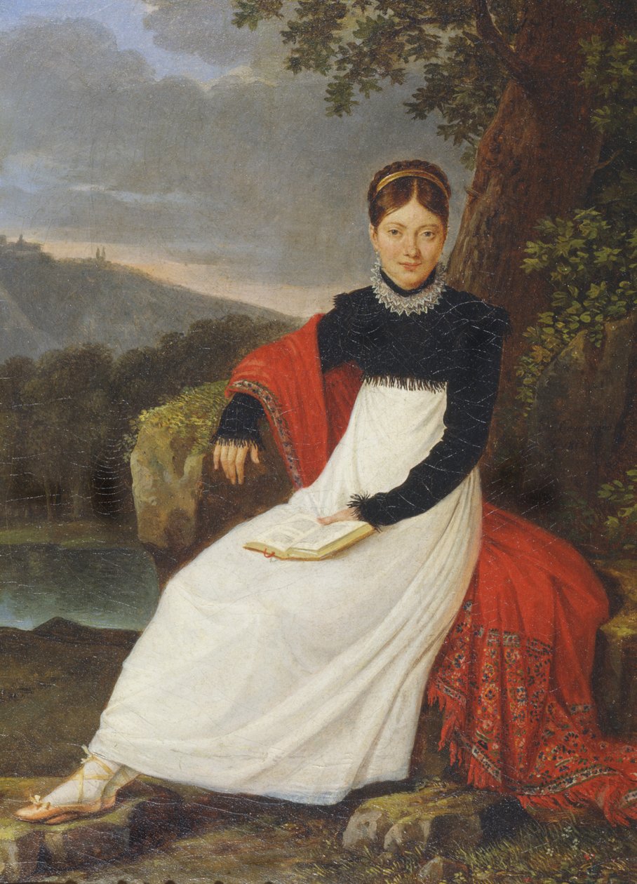 Portrett av Maria Carolina av Østerrike, dronning av Napoli og Sicilia av Giuseppe Cammarano