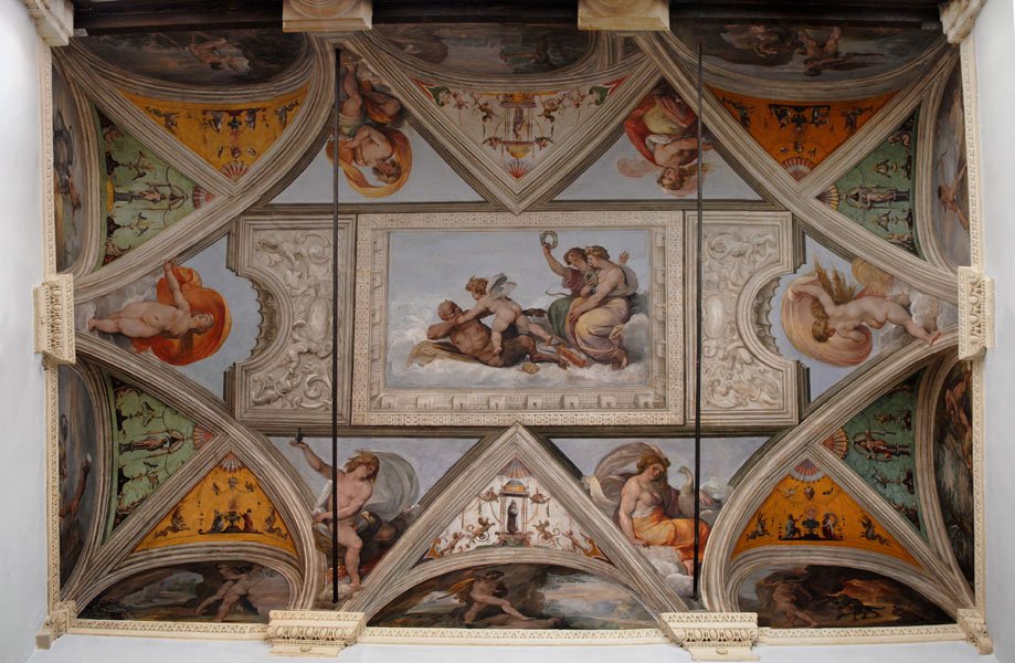 Loggia Orsini Love erobrer alt av Giuseppe Cesari