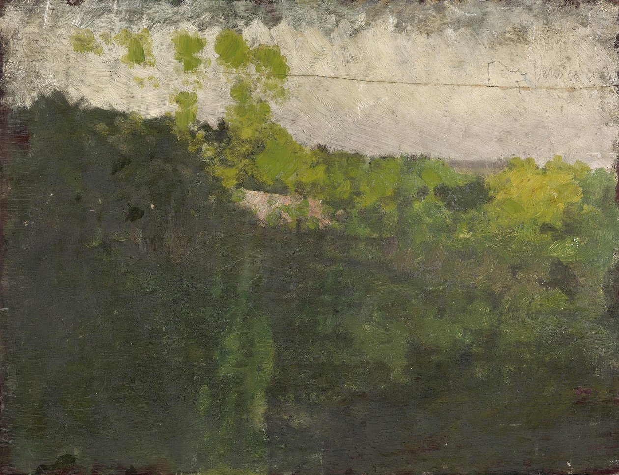 Dammen i Bois de Boulogne av Giuseppe de Nittis