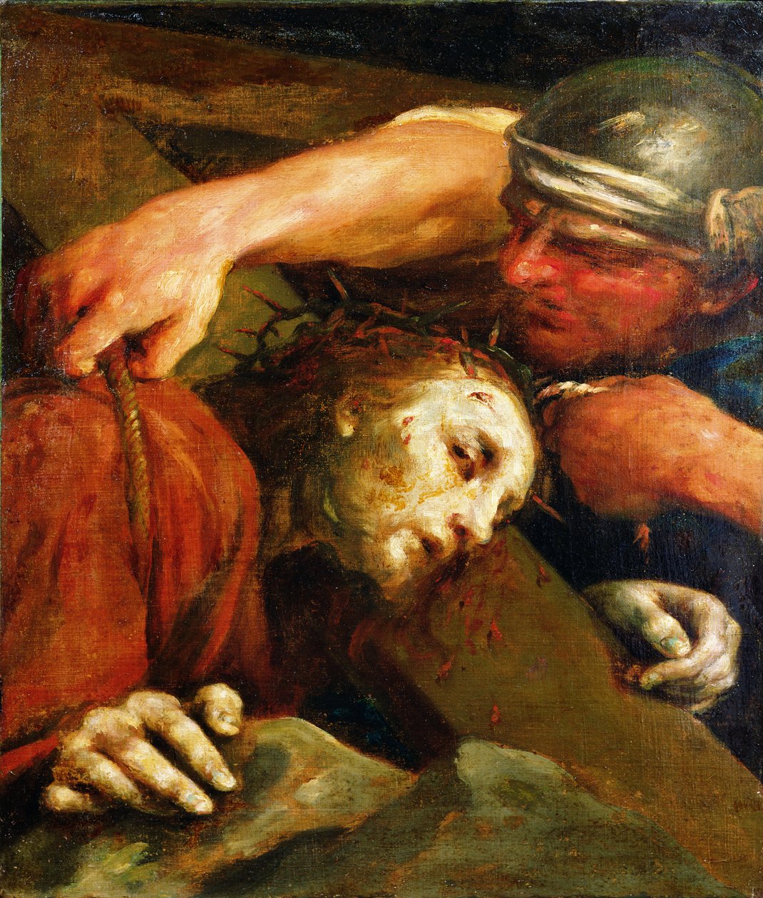 Kristus bærer korset av Giuseppe Maria Crespi